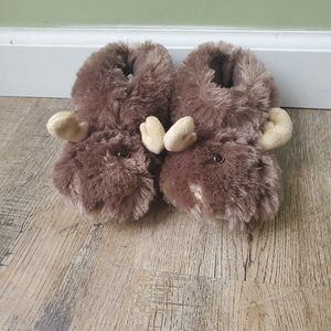 Lazy One Moose Toddler Slippers